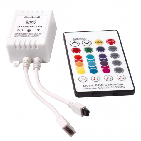 Muzyczna tasma LED Music stripe RGB 3m IP65 - Galeria zdjęcie 3