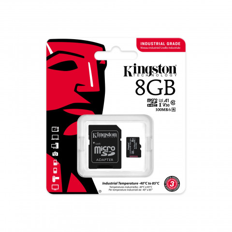 KINGSTON microSDHC Industrial 8GB SDCIT2/8GB - Galeria zdjęcie 3
