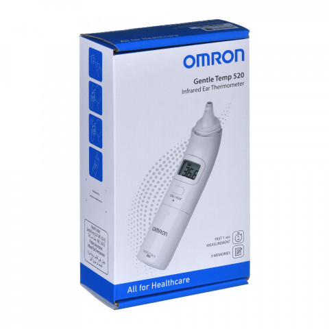 Termometr cyfrowy do ucha na podczerwień Omron Gentle Temp 520 EFT-GENTLE TEMP 520 MC-520-E - Galeria zdjęcie 6