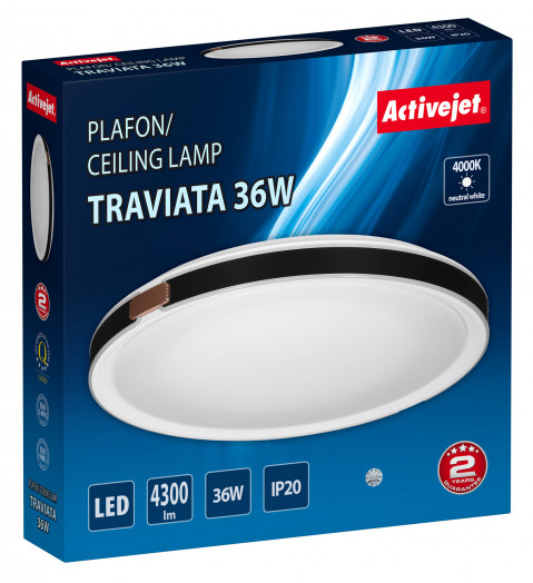 Plafon LED Activejet AJE-TRAVIATA 36W - Galeria zdjęcie 4