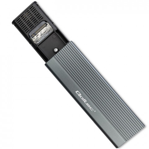 QOLTEC OBUDOWA NA DYSK SSD M.2 | SATA | NGFF | USB - Galeria zdjęcie 3