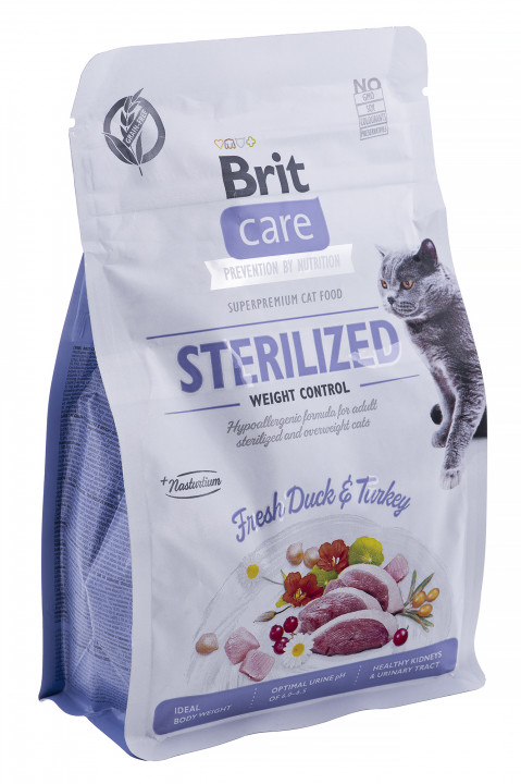 BRIT Care Grain-Free Sterilized Weight Control - sucha karma dla kota - 400 g - Galeria zdjęcie 3