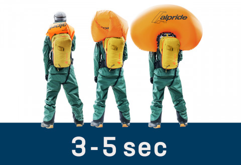 Plecak lawinowy Deuter Alproof Lite 22 - turmeric/black - Galeria zdjęcie 5