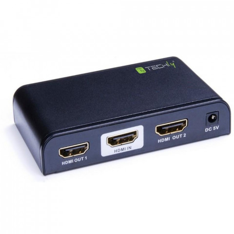 TECHLY SPLITTER AV HDMI 2.0 1/2 ULTRA HD 4KX2K 3D - Galeria zdjęcie 3