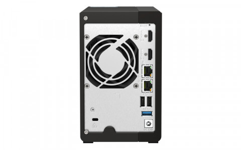 Qnap TS-253E-8G, Tower, 2 x 2.5"/3.5" SATA, Intel Celeron J6412 4C/4T, 8 GB DDR4 onboard not expandable, 2 x 2.5GbE, External adapter (PSU) - Galeria zdjęcie 7