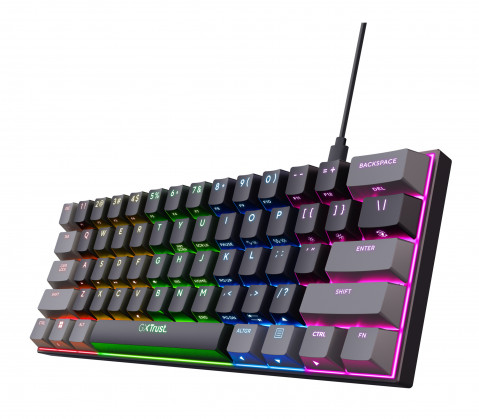 Klawiatura gamingowa TRUST GXT867 Acira Black (24882) - Galeria zdjęcie 1