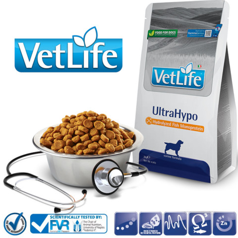FARMINA Vet Life UltraHypo Canine - sucha karma dla psa - 2 kg - Galeria zdjęcie 2
