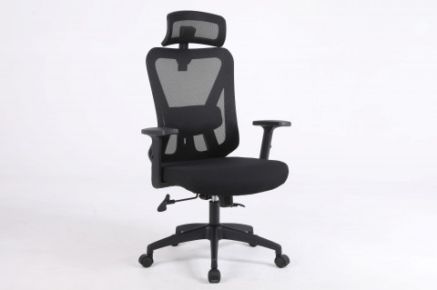 Ergonomiczny fotel biurowy ACTIVEJET T5 czarny - Galeria zdjęcie 3