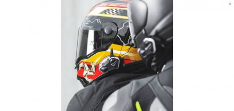 Interkom motocyklowy Midland R1 MESH SINGLE na 1 kask - Galeria zdjęcie 3