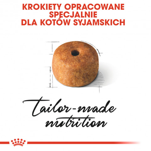 ROYAL CANIN FBN Siamese Adult - sucha karma dla dorosłego kota - 2kg - Galeria zdjęcie 3