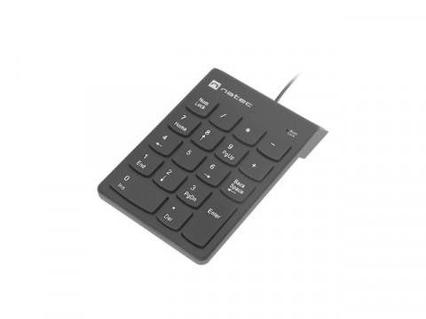 NATEC KLAWIATURA NUMERYCZNA GOBY 2 USB CZARNA - Galeria zdjęcie 4
