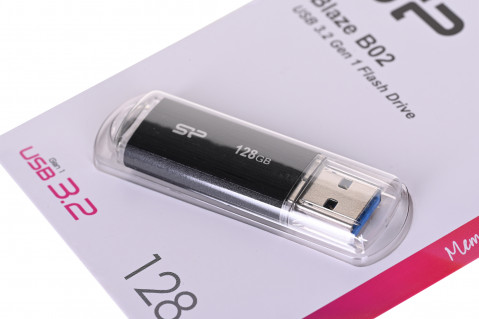 Silicon Power Blaze B02 128GB USB 3.1 TSOP Black - Galeria zdjęcie 3