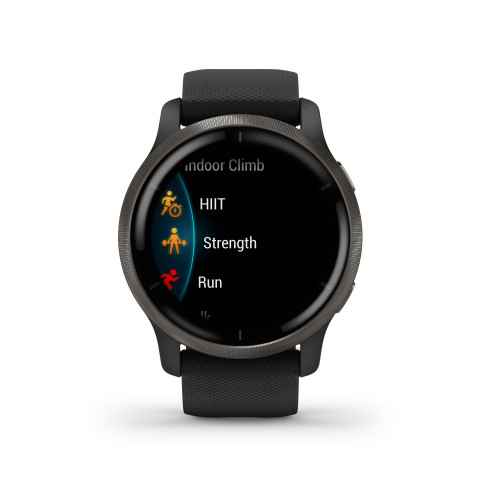 Zegarek Garmin Venu 2 (45 mm) Slate Stainless Steel Bezel / Black Case / Silicone Band - Galeria zdjęcie 11