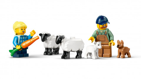 LEGO CITY 60461 Czerwony traktor z przyczepą i owcą - Galeria zdjęcie 5