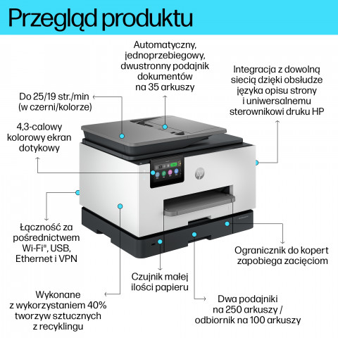 Urządzenie wielofunkcyjne HP OfficeJet Pro 9130b - Galeria zdjęcie 16