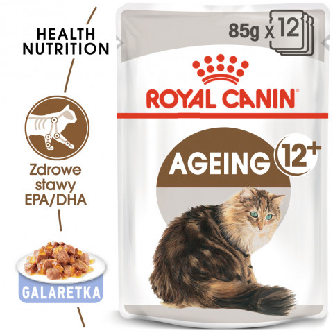 ROYAL CANIN FHN Ageing 12+ w galaretce - mokra karma dla kota starszego - 12x85 g - Galeria zdjęcie 9