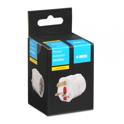 IBOX ADAPTER IAUKEU GNIAZDO ZASILANIA UK DO EU - Galeria zdjęcie 4