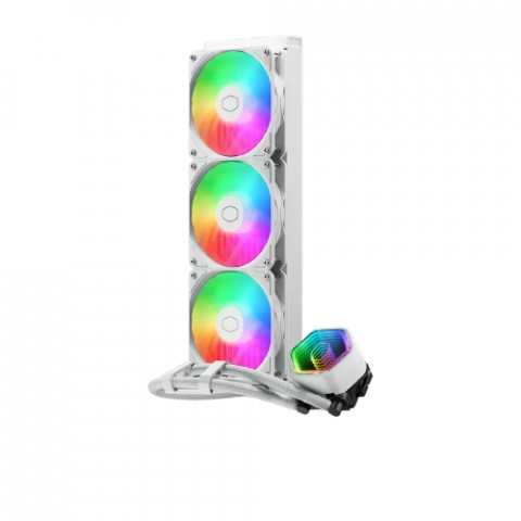 Cooler Master chłodzenie CPU MasterLiquid 360 Core II ARGB White - Galeria zdjęcie 2