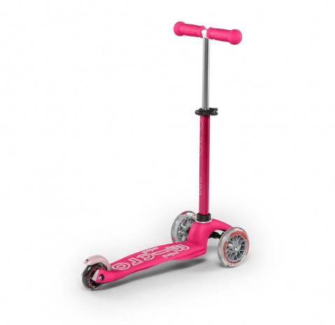 Micro Trójkołowa hulajnoga dziecięca Mini Deluxe Pink - Galeria zdjęcie 2