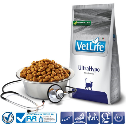FARMINA Vet Life Ultrahypo Feline - sucha karma dla kota - 5 kg - Galeria zdjęcie 2