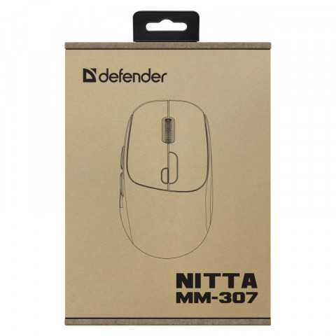 DEFENDER MYSZ NITTA MM-307 RF+BT OPTIC 1600dpi 6P BIAŁA - Galeria zdjęcie 7