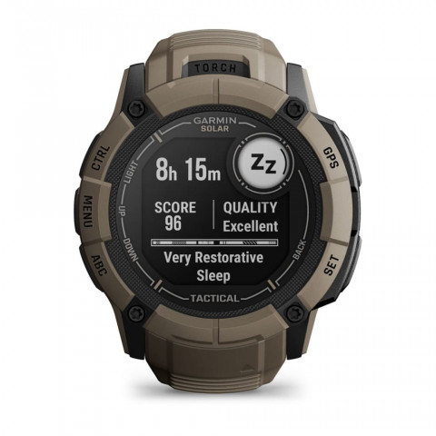 Zegarek Garmin Instinct 2X Solar - Tactical Edition Coyote Tan - Galeria zdjęcie 10