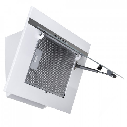 Okap AKPO WK-4 NERO LINE 2.0 50 BIAŁY T300 Liniowy LED/Siłownik - Galeria zdjęcie 2