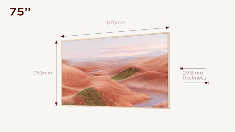 Telewizor 75" TCL 75A300W QLED 4K 144Hz Google TV - Galeria zdjęcie 4