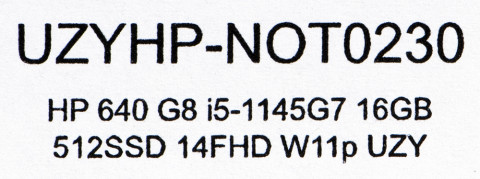 HP ProBook 640 G8 i5-1145G7 16GB 512GB SSD 14" FHD Win11pro + zasilacz UŻYWANY - Galeria zdjęcie 2