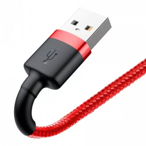 BASEUS KABEL LIGHTNING USB CAFULE1,5A 2M CZERWONY - Galeria zdjęcie 2