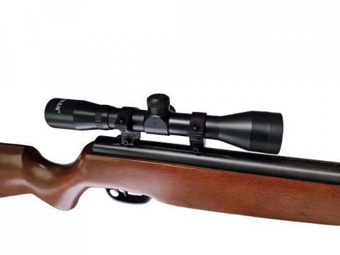 Karabinek wiatrówka Marksman Beaver 2096 drewno+ luneta kal.4,5 mm Ekp<17J - Galeria zdjęcie 5