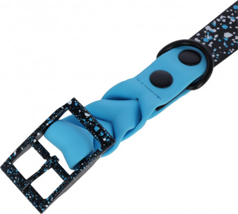 KERBL Obroża dla psa Lima, 56 - 65 cm, 25 mm, niebieski/czarny - Galeria zdjęcie 3