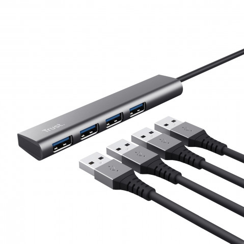 Hub USB HALYX 4-PORT USB-C HUB (24948) - Galeria zdjęcie 3
