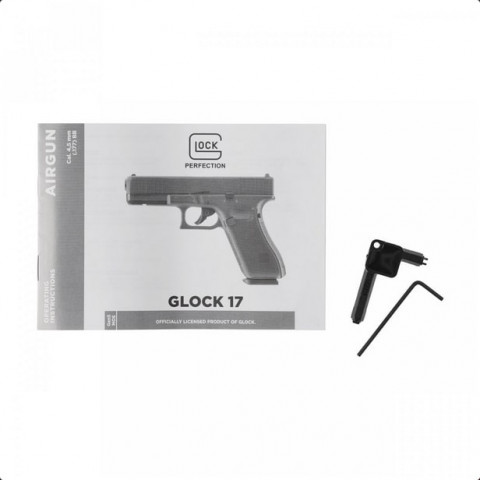 Replika pistolet ASG Glock 17 gen 5 6 mm CO2 - Galeria zdjęcie 9