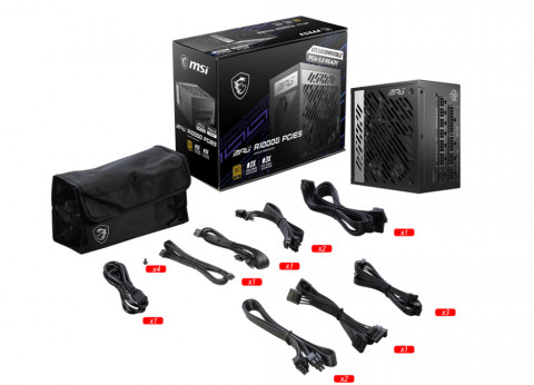 Zasilacz MSI MPG A1000G PCIE5 1000W 80+ Gold ATX 3.1 (306-7ZP7C11-CE0) - Galeria zdjęcie 5