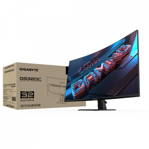 MONITOR GIGABYTE LED 31,5" GS32QC 165Hz - Galeria zdjęcie 9
