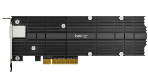 Synology E10M20-T1 combo adapter, 2x10GbE RJ45, 2 slots M.2 (2280/22110) for SSD, PCIe 3.0 x8 - Galeria zdjęcie 1