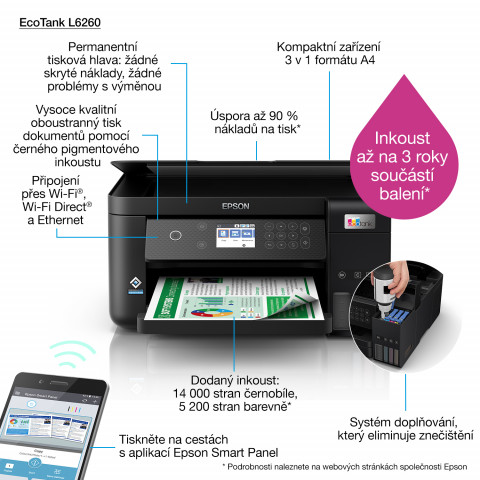 Urządzenie wielofunkcyjne 3w1 Epson EcoTank L6260 - Galeria zdjęcie 25
