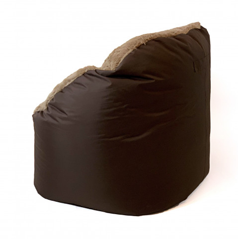 Pufa worek sako FLUFFY cappuccino XXL 140x90 - Galeria zdjęcie 3