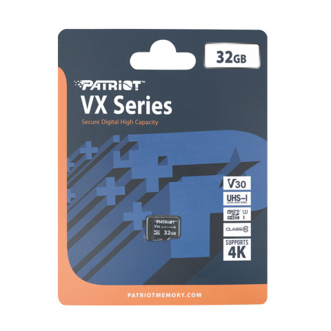 Patriot VX Micro SDXC 32GB 90/80 MB/s V30 U3 UHS-I - Galeria zdjęcie 2