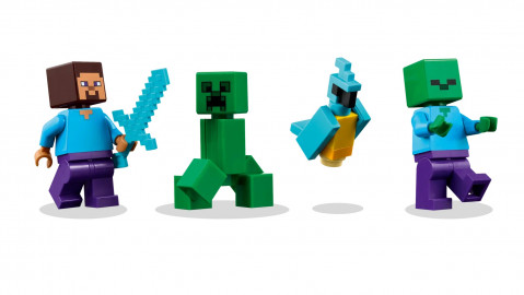 LEGO MINECRAFT 21275 THE TNT JUNGLE HOUSE - Galeria zdjęcie 4
