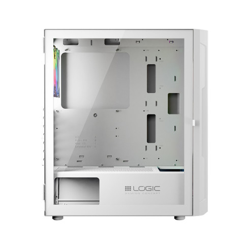 LOGIC OBUDOWA ARAMIS ARGB MIDI USB 3.0 WHITE - Galeria zdjęcie 10