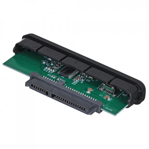 Obudowa Gembird 2.5" NA DYSK SATA USB 2.0 czarna aluminium EE2-U2S-5 - Galeria zdjęcie 2