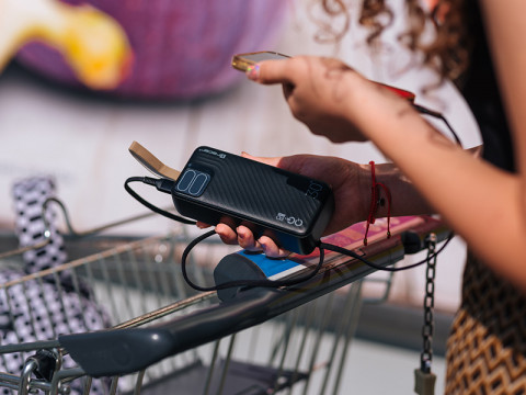 TRACER POWERBANK BLAZE 30000MAH 65W CZARNY - Galeria zdjęcie 5