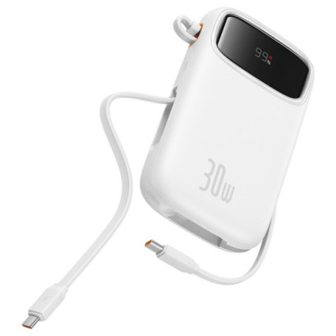 BASEUS POWERBANK QPOW2 20000MAH 30W (BIAŁY) - Galeria zdjęcie 1