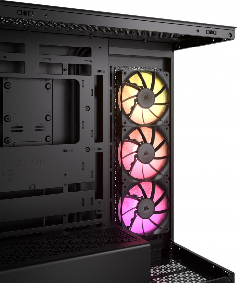 iCUE LINK 3500X RGB Tempered Glass Mid-Tower, Black - Galeria zdjęcie 3