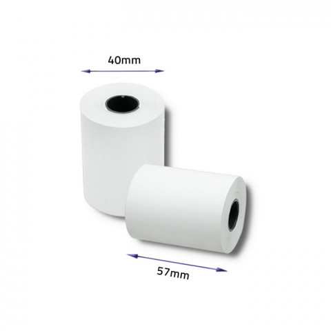 QOLTEC ROLKA TERMICZNA 57X16 | 55G/M2 | 10SZT - Galeria zdjęcie 4