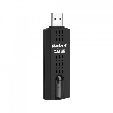 REBEL COMP TUNER CYFROWY USB DVB-T2 H.265 HEVC - Galeria zdjęcie 2