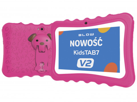 BLOW TABLET KIDSTAB7 V2 BLOW 4/32GB RÓŻOWE ETUI 2M - Galeria zdjęcie 1