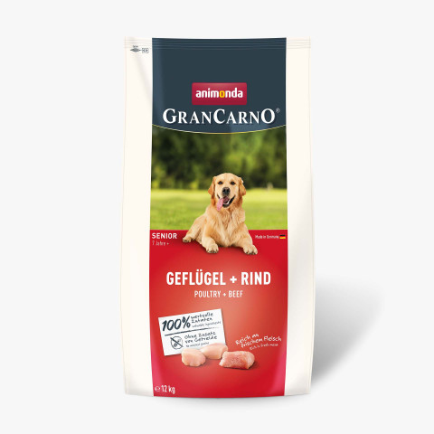 ANIMONDA Gran Carno Senior Drób z wołowiną - sucha karma dla psa - 12kg - Galeria zdjęcie 1